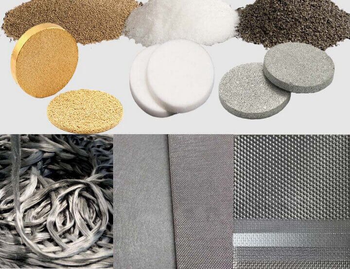 Matériau filtrant fritté - Henan Sinofiltec Technology Co.,Ltd - composite  / d'air / de liquide